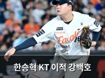 한승혁 KT 이적 강백호 FA 보상 선수로 새 출발
