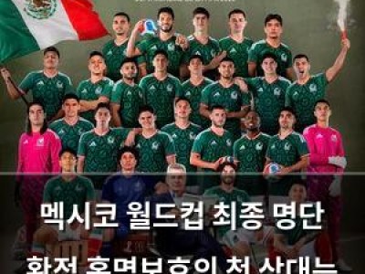 멕시코 월드컵 최종 명단 확정 홍명보호의 첫 상대는 오choa 포함된 팀
